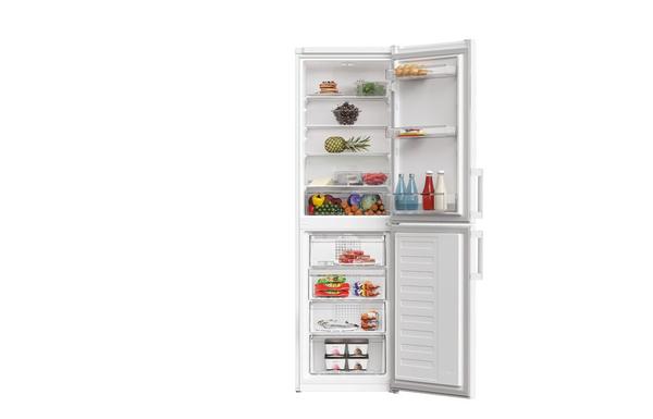 Indesit IKNH 1261 W4UK F/S Frost Free 50/50 Fridge Freezer - White